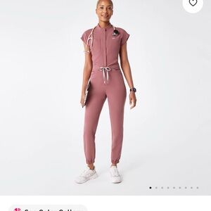 Figs Dusty Rose Jumpsuit